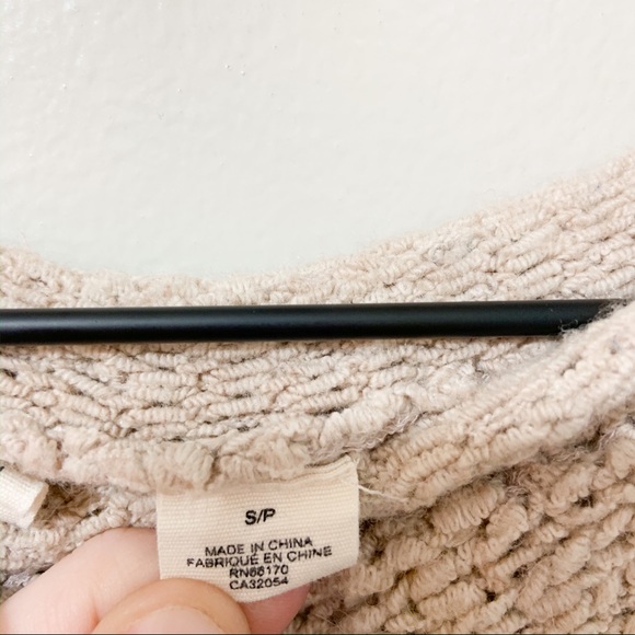 MOTH FOR ANTHROPOLOGIE Open Knit Sweater Size S - Picture 6 of 8